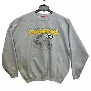 NFL Green Bay Packers Size 2XL 2002 NFC North Division Champion Sweatshirt